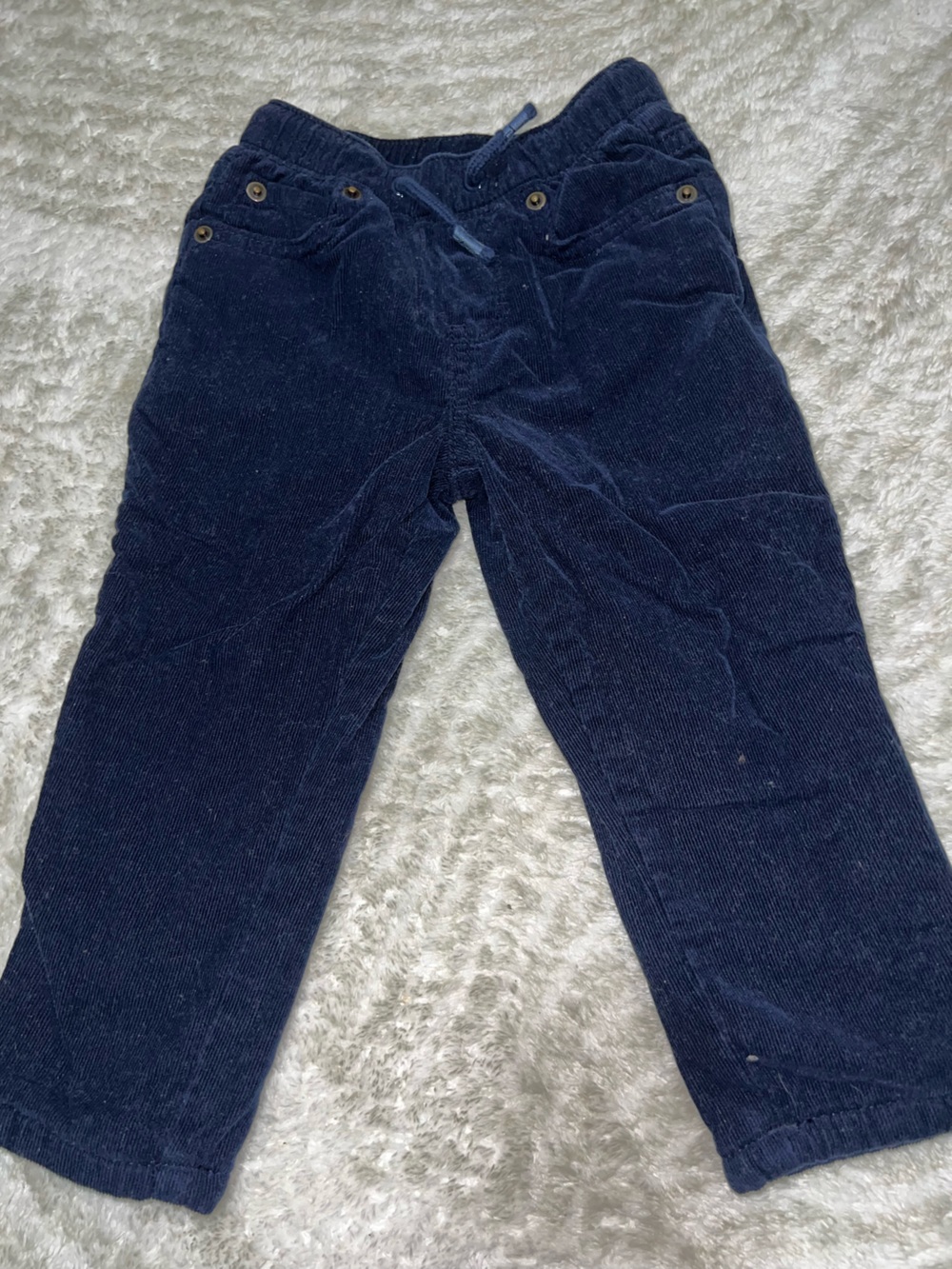 2 Pair Gymboree Navy Straight-Leg Corduroy Jeans